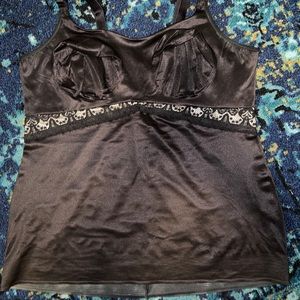 Ruby Ribbon Lace Cami size 46 in Black